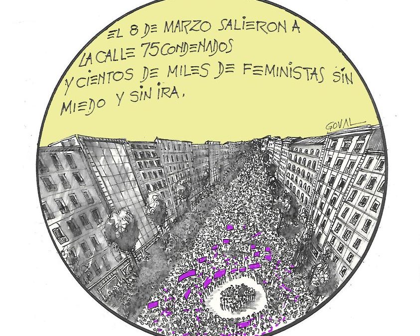 La viñeta de Goval: «Crónica de un 8 de marzo»