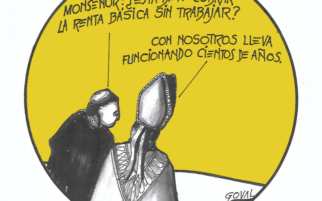 El domingo 18 de junio, Domingos Laicos entrevista a Daniel Raventós sobre la RBUI