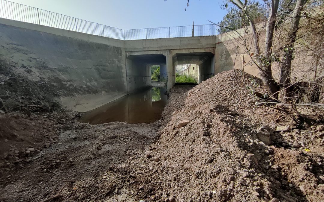 Denuncian la destrucción de dos tramos del Arroyo Pedroche