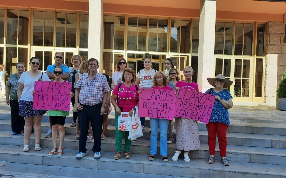 CTA se manifestó el pasado día 13 para visibilizar la precariedad de las trabajadores de Ayuda a Domicilio