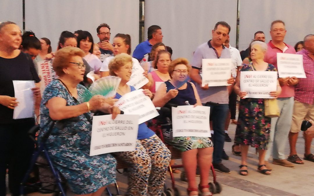 Al-Zahara rechaza el traslado a kilómetros de los servicios del centro de salud de El Higuerón