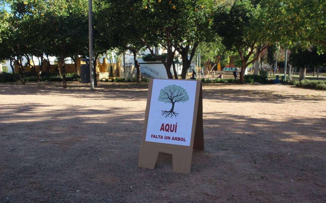 “Aquí falta un árbol”. La vecindad del casco se moviliza para reclamar más zonas verdes.