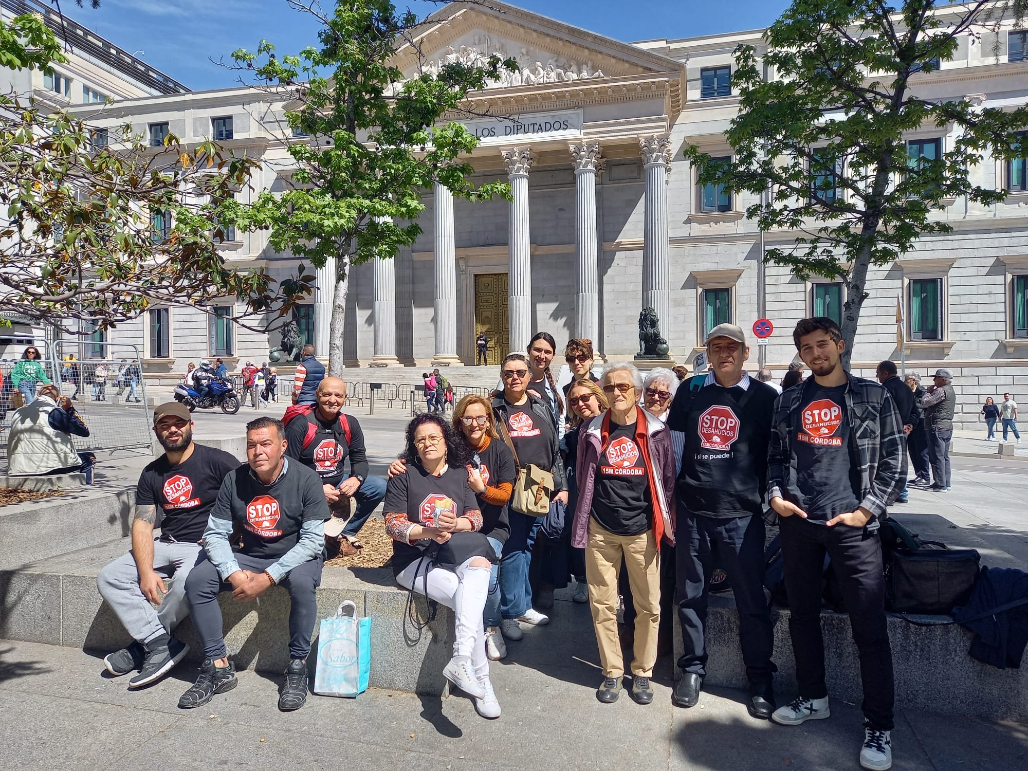 Acción Madrid Stop Desahucios abril 2024 2