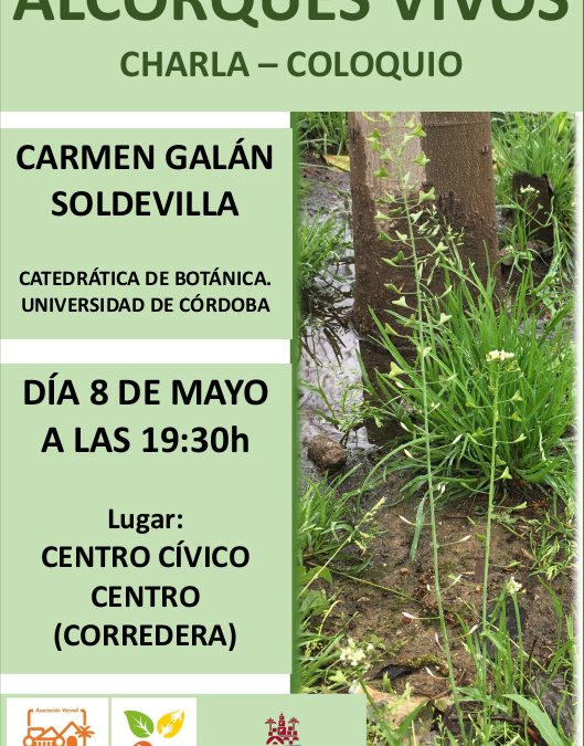 Carmen Galán impartirá una conferencia sobre la importancia de la Flora Silvestre en la Renaturalización de la ciudad
