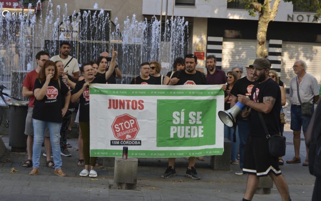 15M Stop Desahucios Córdoba consigue paralizar el desahucio en el caso de David y Nerea
