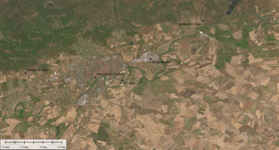 Publican la posible ubicación de Madinat al Zāhira en el extremo este de Córdoba